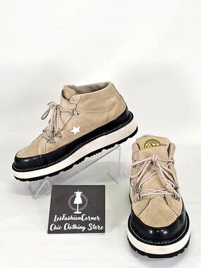 Converse Women's Beige Fleece Lined One Star Boot Sneakers Shoes Size 7.5 1962